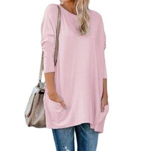 Lilly Pulitzer Pullover Tunic Sweater Top in Pink Size XS